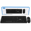 Teclado e Mouse USB Com Fio Preto