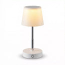 Abajur Recarregövel Touch Telescãpico LED USB Mesa Cabeceira Quarto Luz Noturna Branco Quente Decora