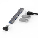 Hub USB 3.0 Adaptador Alta Velocidade com 4 Portas USB Switch OTG Multi Splitter para Notebook e PC