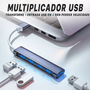 Hub USB Tipo-C 4 Portas USB 3.0 5 Gbps Röpido Mouse Teclado Hd Pendrive Laptop Notebook Macbook