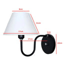 Arandela Abajur Parede Quarto Interna Bivolt 110/220 Alumênio Americana Colonial Sala LED Casa