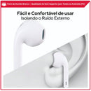 KIT 2X Fone de ouvido iPhone Branco USB-C Para Celular Alta Qualidade De Som