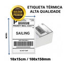 2000 Etiqueta Térmica 10x15cm Papel Térmico e Adesivo Para Envios De Produtos E-commerce Embalagens