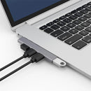 Hub USB 3.0 Adaptador Alta Velocidade com 4 Portas USB Switch OTG Multi Splitter para Notebook e PC