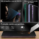 Kit 3 Pelêculas Vidro Privativa Anti-Spy iPhone XS XR 11 12 13 14 15 16 Pro Max 9H 3D